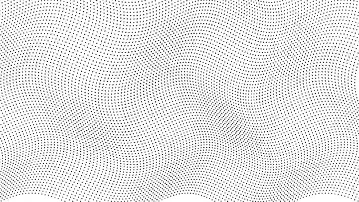 Vibe Motion example: Dot ocean → logo
