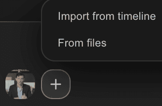 Import images from Premiere timeline or files into Vibe Motion