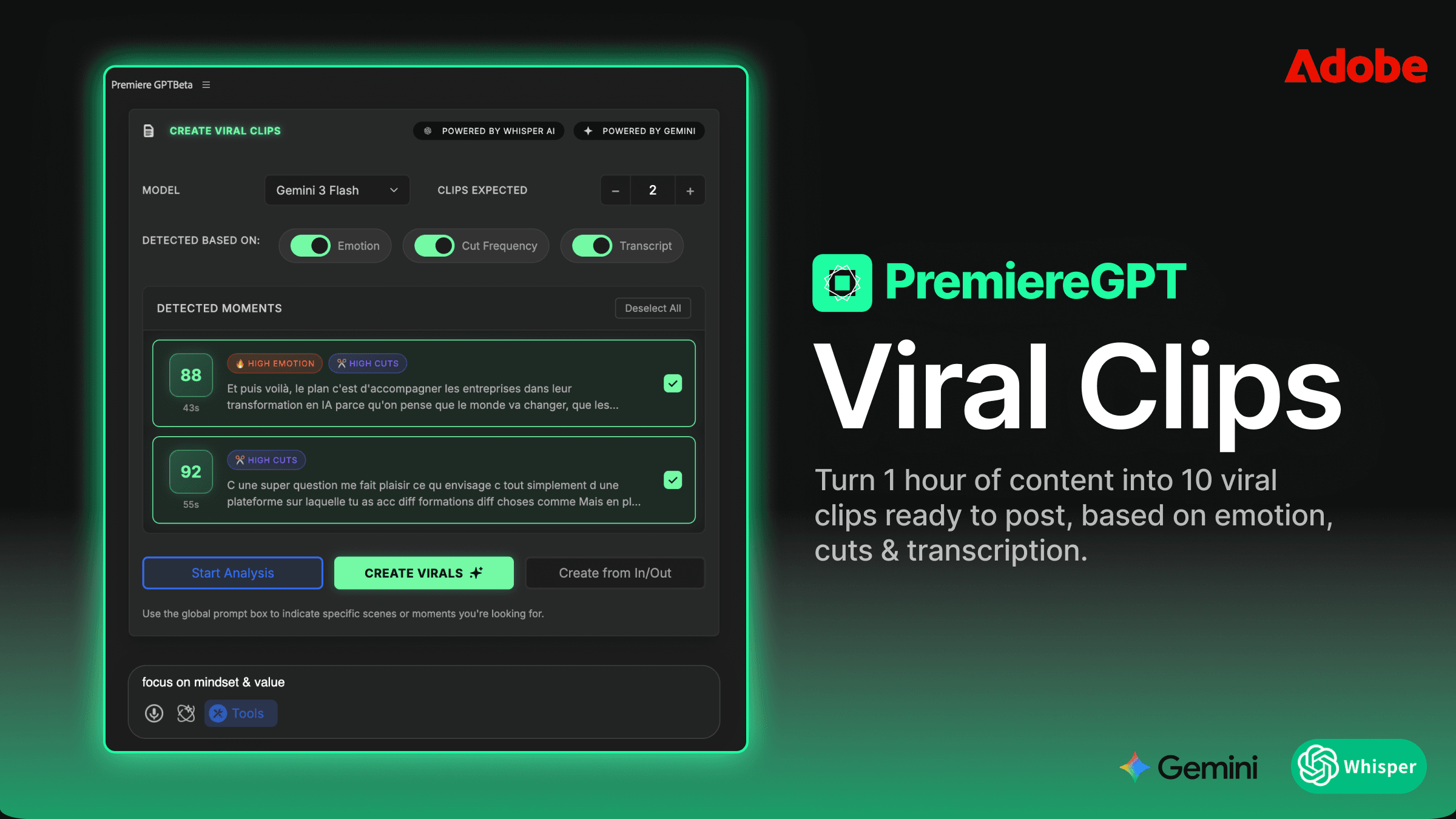 Beyond Auto-Reframe: How to Prompt Your Way to Viral Social Clips Directly in the Timeline